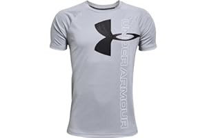 Under Armour Boys Tech Split Logo Hybrid Short-Sleeve T-Shirt