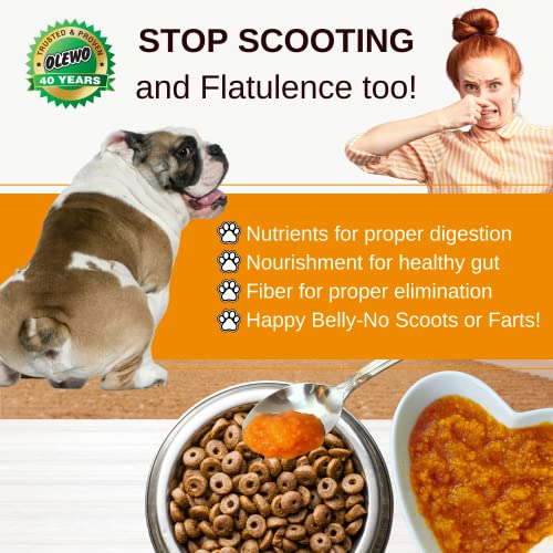 Olewo Original Carrots for Dogs Fiber for Dogs Keep Poop Firm