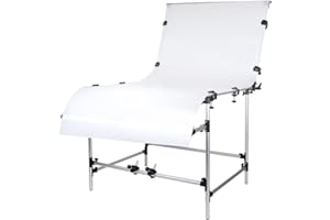 Andoer 100 x 200cm Photo Studio Photography Shooting Table for Still Life Product Shooting Aluminum Alloy Frame