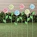 Miles Kimball Mini Hydrangea Yard Planter Stakes, Set of 6 Maple Lane Creations