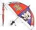 Disney Little Kids Umbrella and Slicker, Mickey Mouse Toddler Boy Rain Wear Set, for Ages 2-5, Blue/Red, Large-Age 6-7