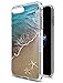 Lakaka Slim Fit TPU Case Compatible with iPhone 8 Plus Beautiful Beach Scene