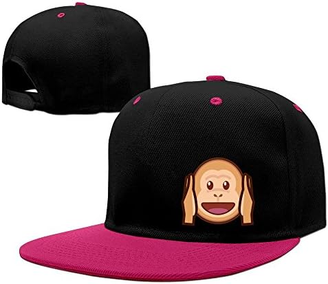 Cool Fancy Design Cute Monkey Hip-Hop Baseball Cap Pink
