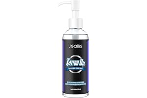 Jeallis Tattoo Aftercare Ink Oil for Healed Tattoos, Tattoo Oil Moisturizer For Tattoos, Heal New & Brighten Old, Soothe Itch