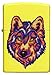 Zippo Wolf Neon Yellow Pocket Lighter