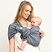 LÍLLÉbaby Eternal Love Ring Sling for Versatile Babywearing, Heathered Dusk - Removable Pocket