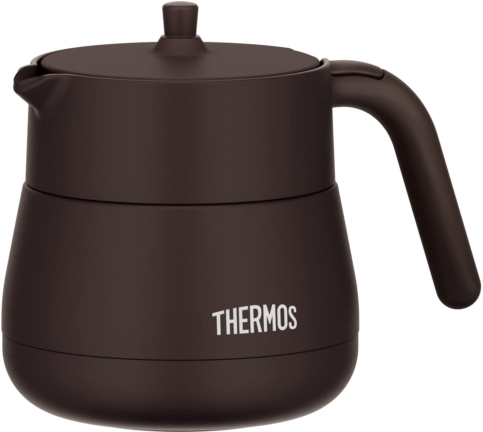 THERMOS TTE-450 BW 真空断熱ティーポット ブラウン サーモスの商品画像