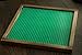 Brick Nation Wooden Lego Compatible Tray by Framed Green Plastic 10x10 Baseplate Perfect Travel Lap Table For Kids To Build On - Compatible With Duplo & Classic Bricks