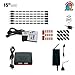 Cyron True LED Multicolor RGB Light Kit, TV Lighting Accent, Under Cabinet Counter Lighting and Home Theatre Bar Light, Gun Safe Light, Video Production, Wireless Remote, Six 15