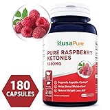 Raspberry Ketones 1350mg (Non-GMO & Gluten Free) All Natural Weight Loss Supplement, Max Strength Plus Appetite Suppressant Diet Pills - 450mg Per Capsule