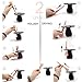 Becoyou Makeup Brush Holder 14 Mix Hole Drying Rack Organizer Cosmetic Shelf Tool, Black