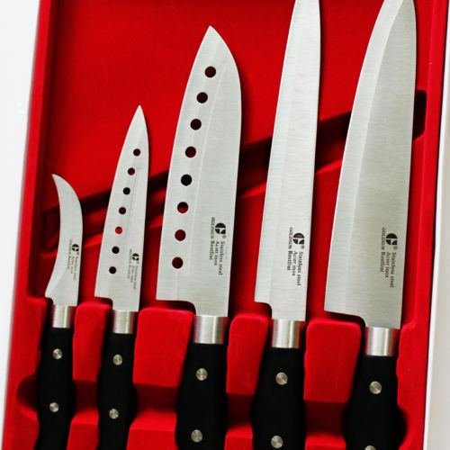 GOLDSUN Sashimi Set Kitchen Knife Stainless steel Cutlery Japanese Chef Knives-