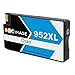 GPC Image Remanufactured Ink Cartridge Replacement for HP 952XL 952 XL for use in HP OfficeJet Pro 8710 8720 8715 8730 8740 8210 8216 7720 7740 Printer 4 Pack (1 Black, 1 Cyan, 1 Magenta, 1 Yellow)