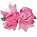 Imanom 12Pcs Baby Girl Hair Bows,Ribbon Design Hair Clips For Teens Baby Girls Babies Toddlers