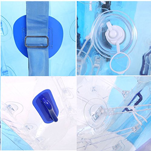 Suyi diam 1.5m/1.2m Giant Inflatable Human Bumper Bubble Soccer Ball Sumo Suit Blow Up Toy Made of Eco-Friendly PVC for Adults Teens Outdoor Playgames One-Pack