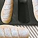 Bluedrop Silicone Bread Forms For Hot Dog Baking Molds Sandwich Making Sheet 4 Cavities 9 inches Loaf Eclair Mats
