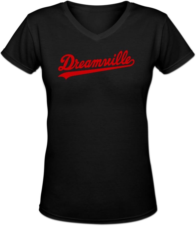 Women's Dreamville Records Slim Fit V-neck T-shirt By Eurpeck