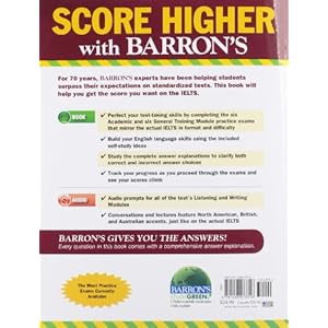 Barron's IELTS Practice Exams with Audio CDs, 2nd Edition: International English Language Testing System