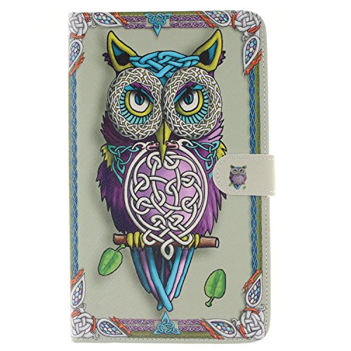 Generic Samsung Galaxy Tab E 8.0 SM-T377 / SM-T377V / SM-T375 Case ,Wallet Stand Flip Case Cover for Samsung Galaxy Tab E 8.0 SM-T377 / SM-T377V / SM-T375.(owl)