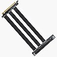 Qingsea Pcie Riser Extension Cable PCI-E 4.0 x 16 Vertical GPU Mount Cable High Speed PCI Express Riser Card 90 Degree for Co