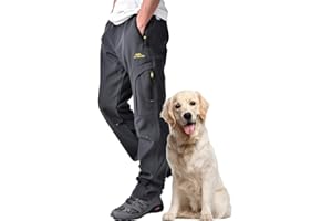 Toomett Men's hiking Snow Pants Skiing Winter Insulated Fleece lined Outdoor Water Repellent camping,walking,fishing