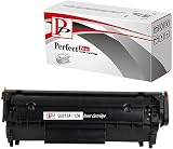 PP Black Toner Cartridge 12A Q2612A for HP LaserJet 1010 1012 3050 3055 M1005 view 1