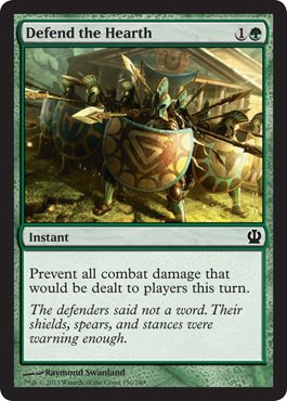 Magic: the Gathering - Defend the Hearth (156/249) - Theros