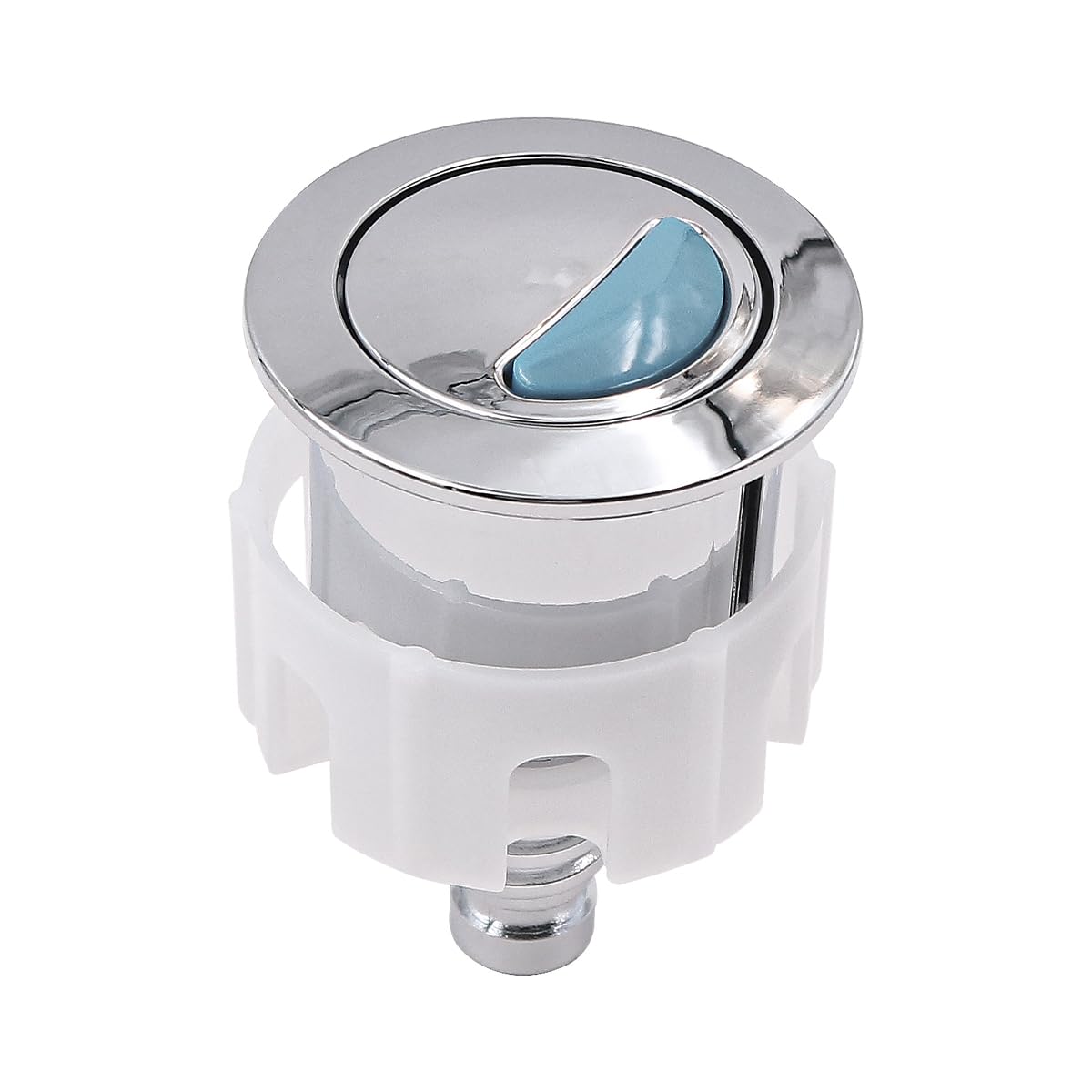 POFET Toilet Push Button Flush Replacement Round Double Drain Button Compatible with Ideal Standard Cistern