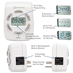 Intermatic DT122K 15-Amp Digital Indoor Timer