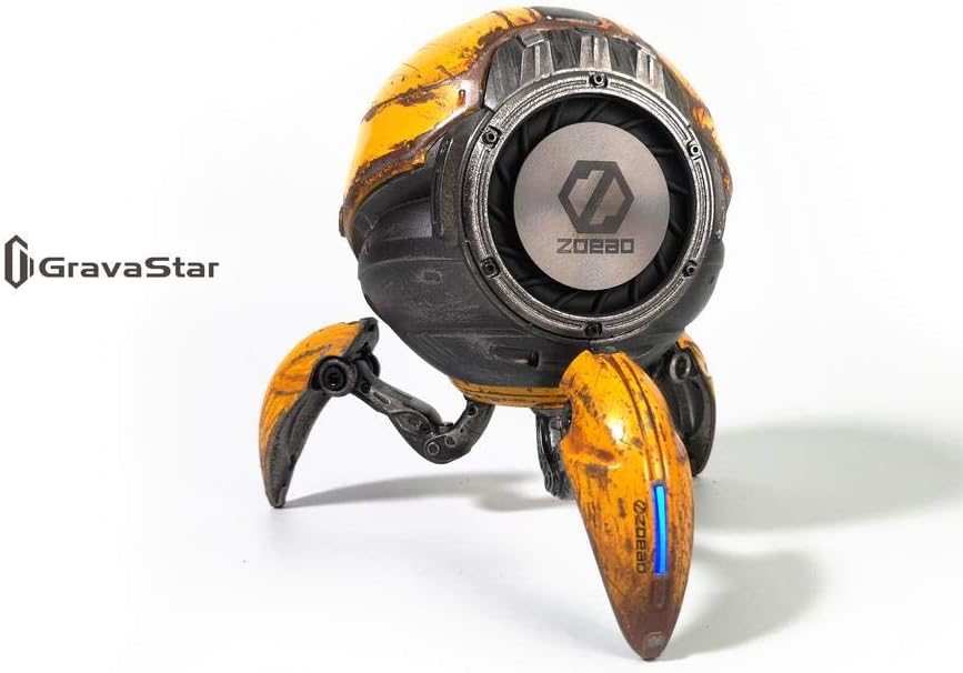 thorityau Gravastar G1 Bluetooth Speaker with Dual Speaker Pairing 20W Wireless Stereo with Adjustable Legs Bluetooth Speaker with 30 Hours Playback Time