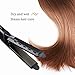 Hair Straightener, Ceramic Tourmaline Ionic Flat Iron Hair Straightener for Straightens & Curls with Adjustable Temp, Smooth Glide for All Hair Types