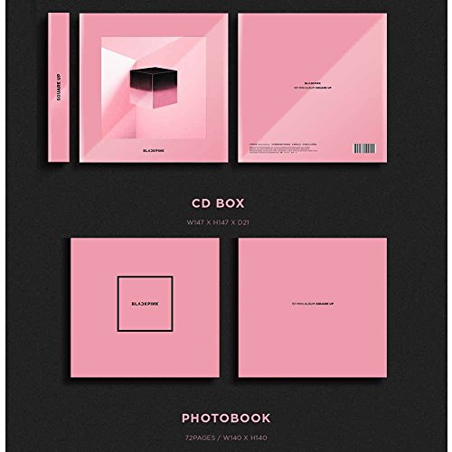 Jual Album Blackpink SQUARE UP 1st Mini Album Versi PINK NO POSTER Photocard Lisa Jisoo I.29180591