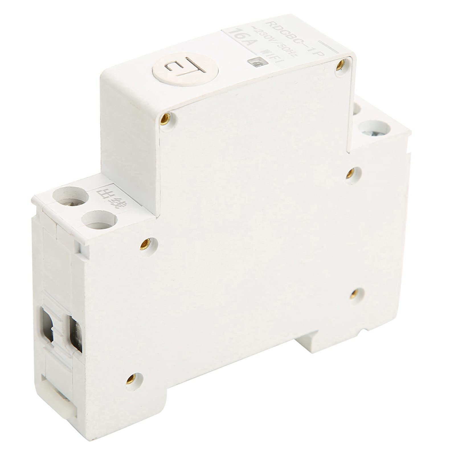 Jeanoko 1P WIFI Circuit Breaker High Safety Intelligent Miniature Circuit Breakers Remote Control Switch for Distribution Box IP20 AC230V (1P 16A)