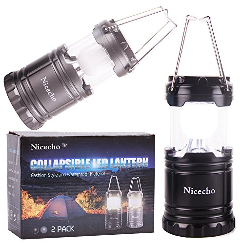 2 pack collapsible led camping lanterns, flashlights em…