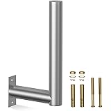 ORPEY Pole Mount for Outside Antenna - 12" Length Universal Outdoor Antenna Mast Pole