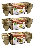 Plantation Products Peat seed Strips pots Absorbent, (pack of 3)