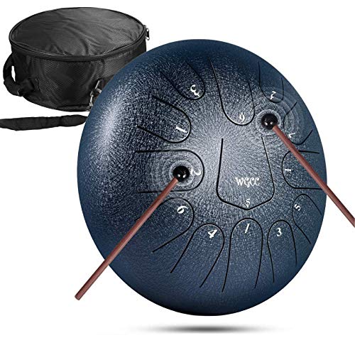 Steel Tongue Drum, 13 Notes 12 Inch Hand Tongue Drum Percussion