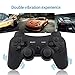 Controllers for PS3 Playstation 3 Dual Shock, Wireless Bluetooth Remote Joystick Gamepad for Six-axis with Charging Cable (Pack of 2, ClearBlue and ClearRed)thumb 4