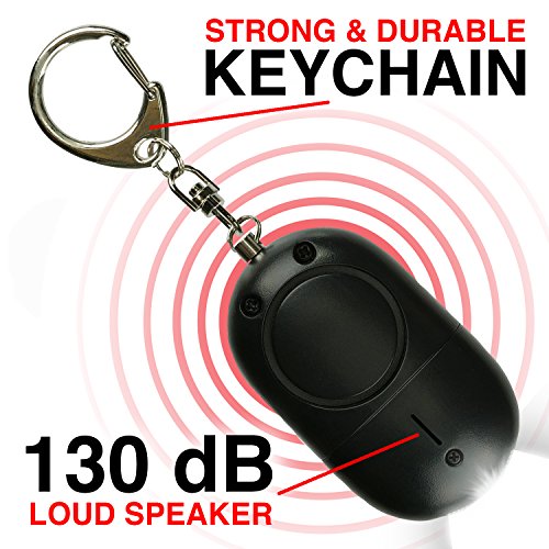 Holtzman's Gorilla Survival Personal Alarm : Emergency Keychain for Safety & Security with ULTRABRIGHT LED Flashlight 130dB