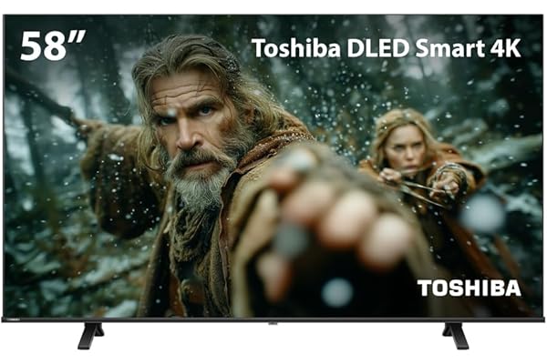 Smart TV DLED 58" 4K Toshiba 58C350NS VIDAA 3 HDMI 2 USB Wi-Fi