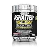 MuscleTech Shatter SX-7 Black Onyx, Fruit Punch Explosion, 60 Servings