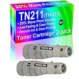 2-Pack (Black) Compatible TN211 TN-211 Laser