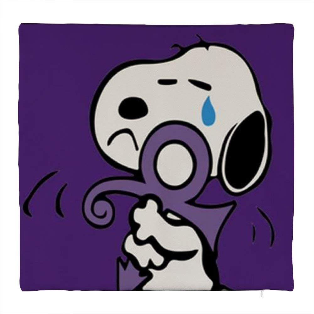 Amazon 悲しい泣くスヌーピー クッションカバーホワイトリネン枕カバー車とソファの枕カバーインテリアカバースタイリッシュでかわいい 枕カバー ピローケース オンライン通販