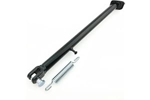 Side Stand Kickstand 1PC Motocross Side Bracket Support Frame 36cm Length 40cm Extended Type Black Bracket with Spring Screw