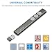 Wireless Presenter V9, 2.4GHz RF Up to 100 Ft Range Professional Presentation Remote Rechargeable, Universal Compatibility, Intuitive Touch-Keys for Slideshow Control with Red Laser Pointer (Grey)