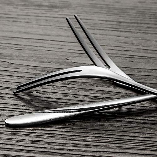image for 30-piece Appetizer Dessert Forks - Deedro Stainless Steel Mini Salad F