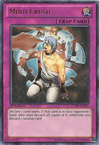 Yu-Gi-Oh! - Mind Crush (LCYW-EN295) - Legendary Collection 3: Yugi's World - 1st Edition - Ultra Rare