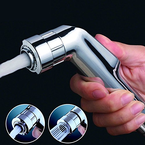 Hltd Hand Held Bidet Sprayer Shattaf Douche Toilet Sprayer,Polished Chrome - Thumbnail 4