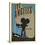 iCanvasART The City of Angels-Los Angeles, California Canvas Art Print by Anderson Design Group, 18 by 12-Inch