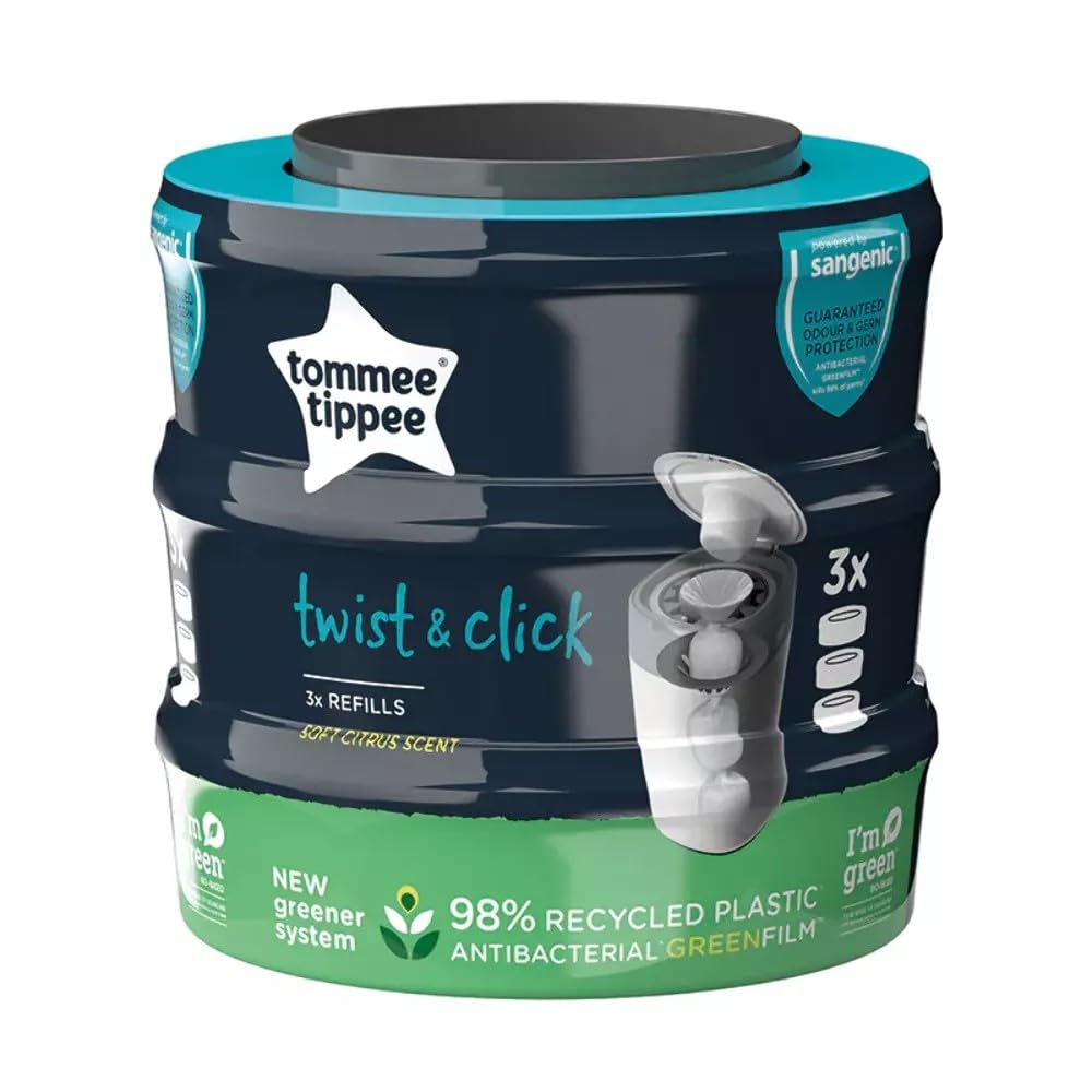 Tommee Tippee Sangenic Tec Refill Cassettes - 3 Pack